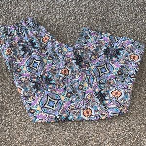 Palazzo pants with fun patterning!